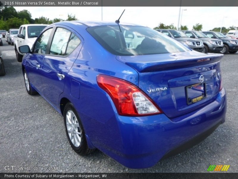 Metallic Blue / Charcoal 2016 Nissan Versa SV Sedan