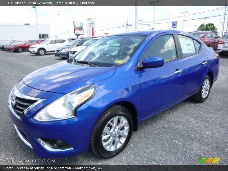 Metallic Blue / Charcoal 2016 Nissan Versa SV Sedan