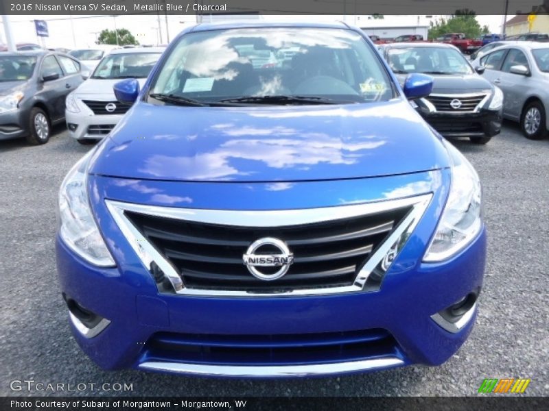 Metallic Blue / Charcoal 2016 Nissan Versa SV Sedan