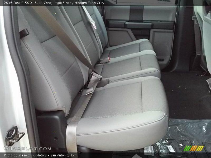 Ingot Silver / Medium Earth Gray 2016 Ford F150 XL SuperCrew