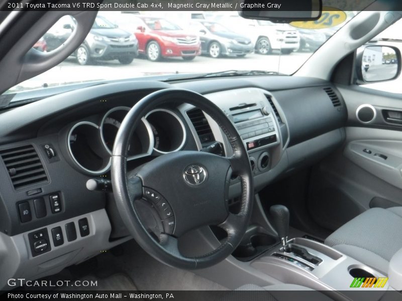 Magnetic Gray Metallic / Graphite Gray 2011 Toyota Tacoma V6 TRD Sport Double Cab 4x4