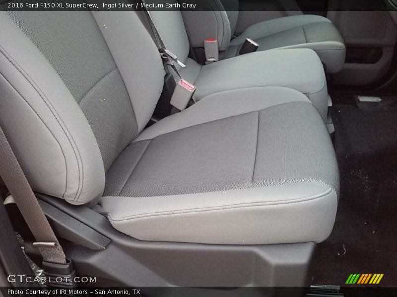 Ingot Silver / Medium Earth Gray 2016 Ford F150 XL SuperCrew