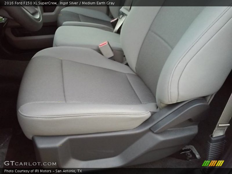 Ingot Silver / Medium Earth Gray 2016 Ford F150 XL SuperCrew