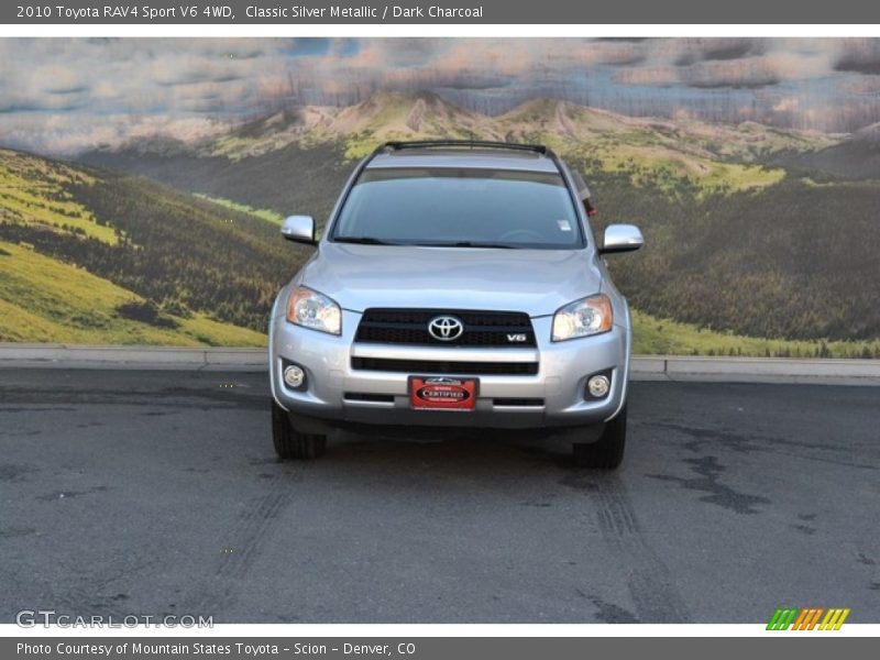 Classic Silver Metallic / Dark Charcoal 2010 Toyota RAV4 Sport V6 4WD