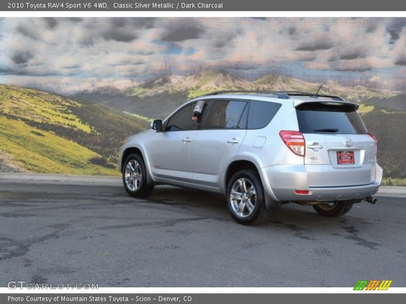 Classic Silver Metallic / Dark Charcoal 2010 Toyota RAV4 Sport V6 4WD