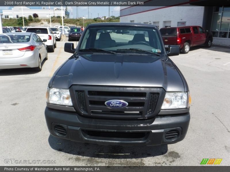 Dark Shadow Grey Metallic / Medium Dark Flint 2008 Ford Ranger XL Regular Cab