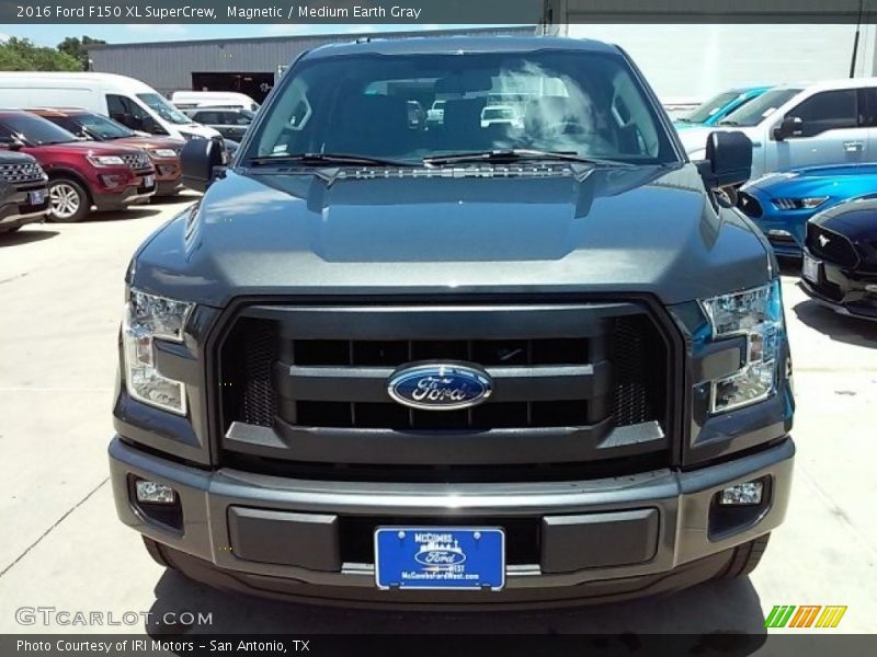 Magnetic / Medium Earth Gray 2016 Ford F150 XL SuperCrew
