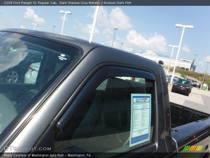 Dark Shadow Grey Metallic / Medium Dark Flint 2008 Ford Ranger XL Regular Cab