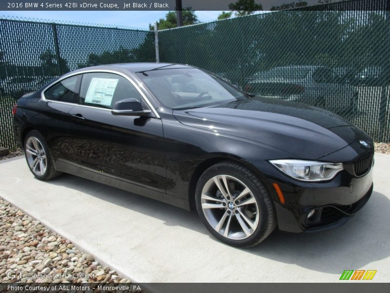 Jet Black / Black 2016 BMW 4 Series 428i xDrive Coupe
