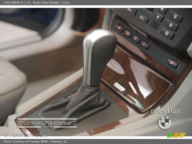 Mystic Blue Metallic / Grey 2006 BMW X3 3.0i