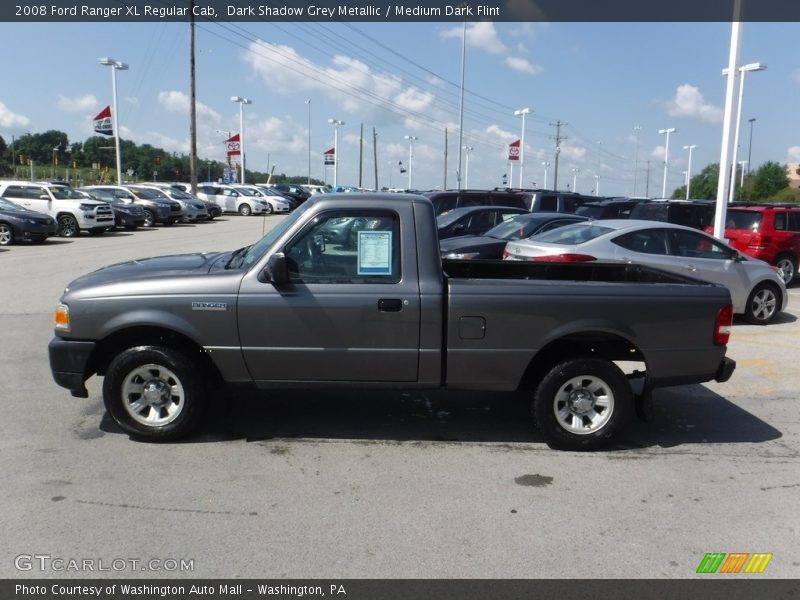 Dark Shadow Grey Metallic / Medium Dark Flint 2008 Ford Ranger XL Regular Cab