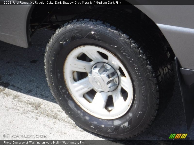 Dark Shadow Grey Metallic / Medium Dark Flint 2008 Ford Ranger XL Regular Cab