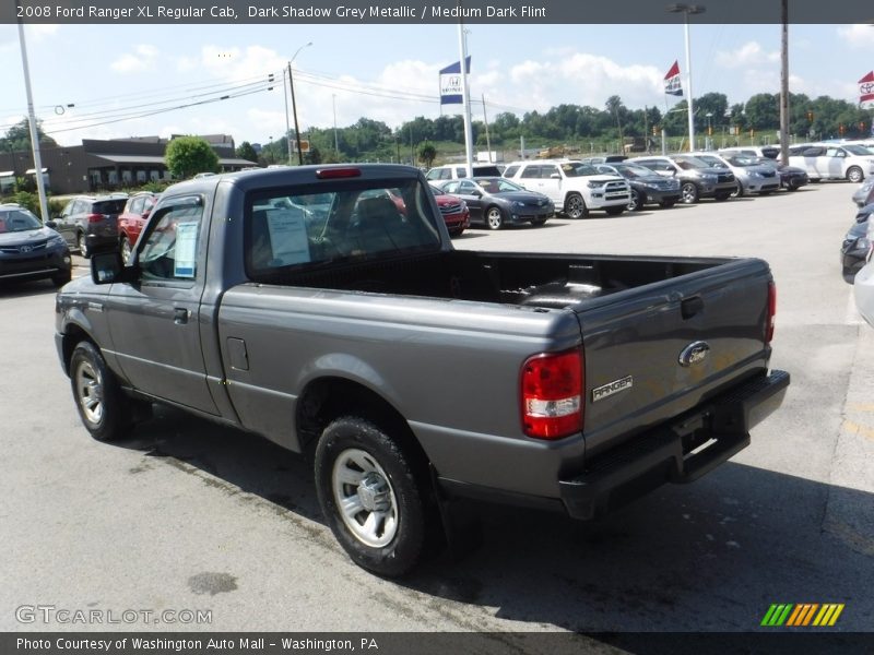 Dark Shadow Grey Metallic / Medium Dark Flint 2008 Ford Ranger XL Regular Cab