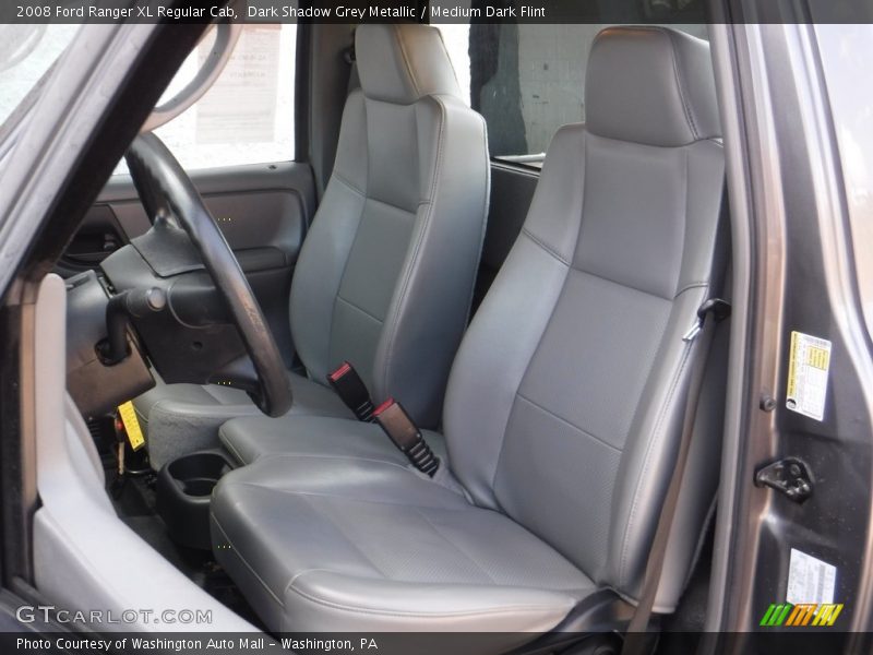Dark Shadow Grey Metallic / Medium Dark Flint 2008 Ford Ranger XL Regular Cab