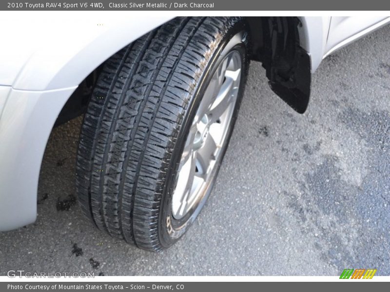 Classic Silver Metallic / Dark Charcoal 2010 Toyota RAV4 Sport V6 4WD