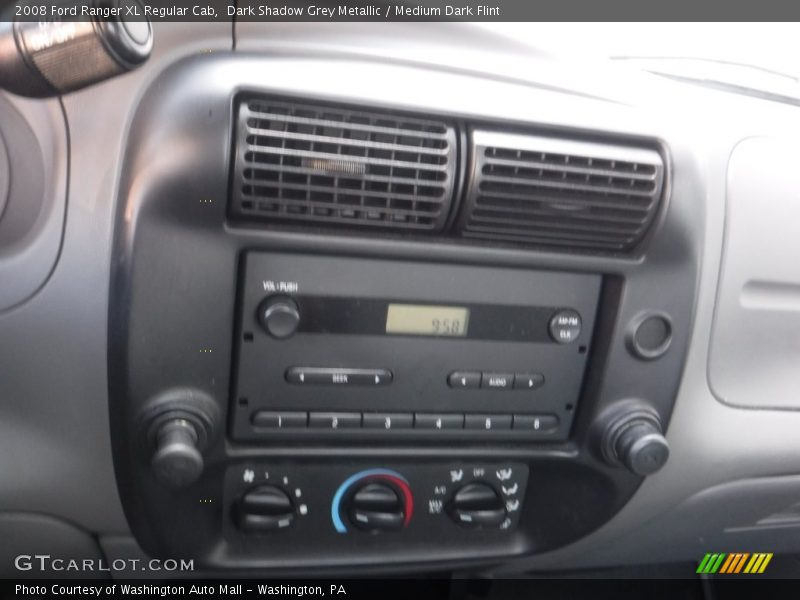 Dark Shadow Grey Metallic / Medium Dark Flint 2008 Ford Ranger XL Regular Cab