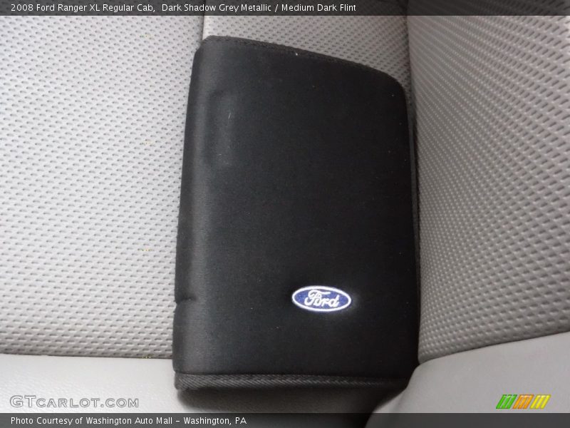 Dark Shadow Grey Metallic / Medium Dark Flint 2008 Ford Ranger XL Regular Cab