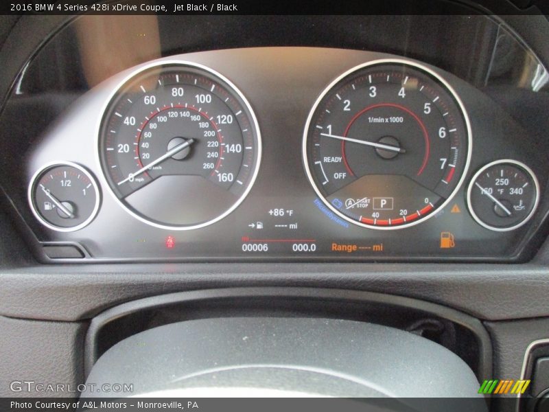 Jet Black / Black 2016 BMW 4 Series 428i xDrive Coupe