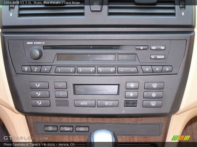 Mystic Blue Metallic / Sand Beige 2006 BMW X3 3.0i