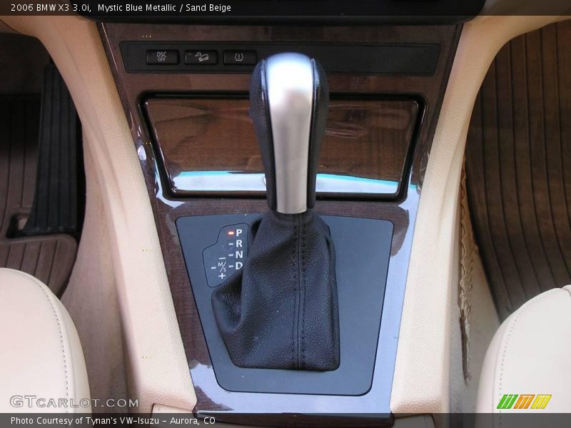 Mystic Blue Metallic / Sand Beige 2006 BMW X3 3.0i