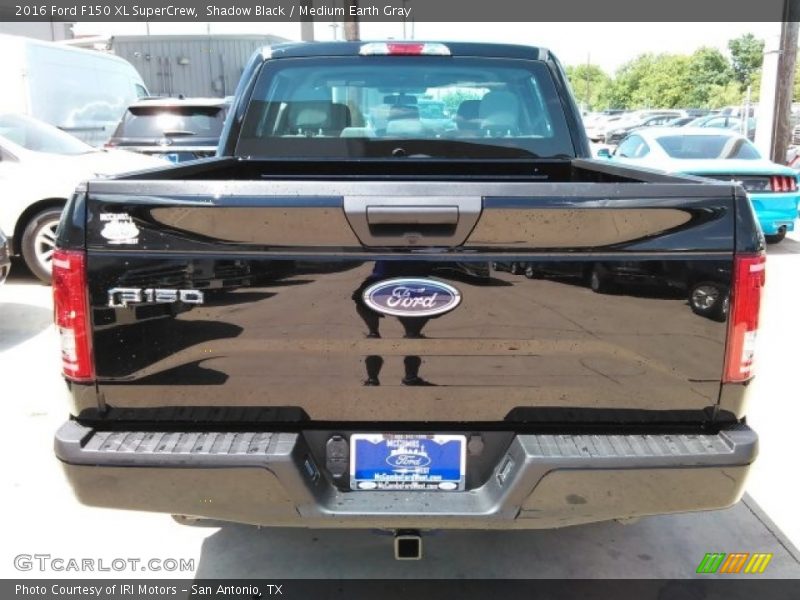 Shadow Black / Medium Earth Gray 2016 Ford F150 XL SuperCrew