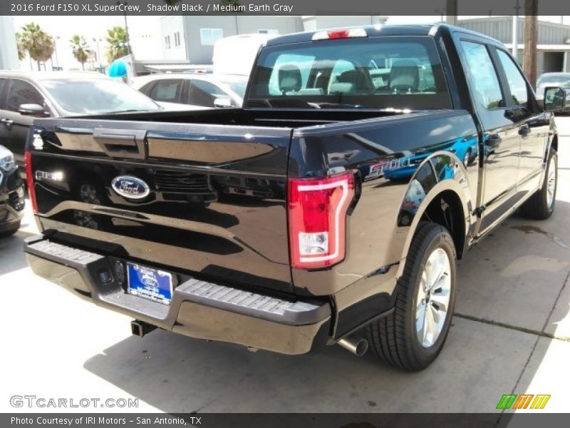 Shadow Black / Medium Earth Gray 2016 Ford F150 XL SuperCrew