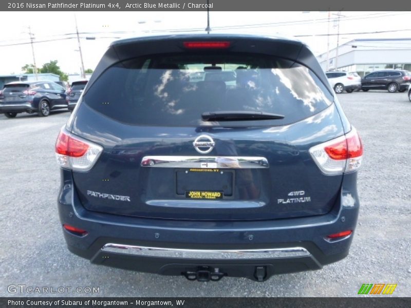 Arctic Blue Metallic / Charcoal 2016 Nissan Pathfinder Platinum 4x4