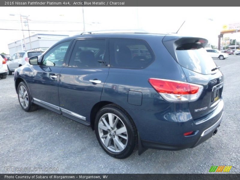 Arctic Blue Metallic / Charcoal 2016 Nissan Pathfinder Platinum 4x4