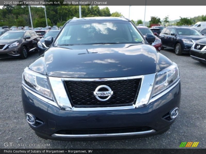 Arctic Blue Metallic / Charcoal 2016 Nissan Pathfinder Platinum 4x4