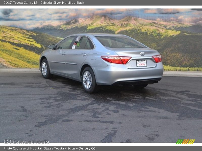 Celestial Silver Metallic / Black 2017 Toyota Camry LE