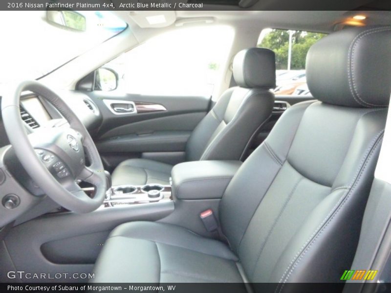 Arctic Blue Metallic / Charcoal 2016 Nissan Pathfinder Platinum 4x4