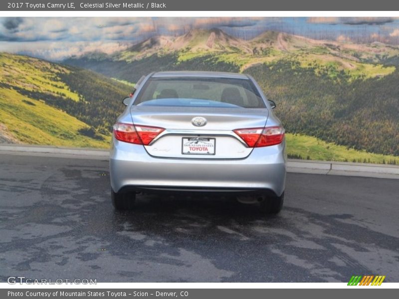 Celestial Silver Metallic / Black 2017 Toyota Camry LE