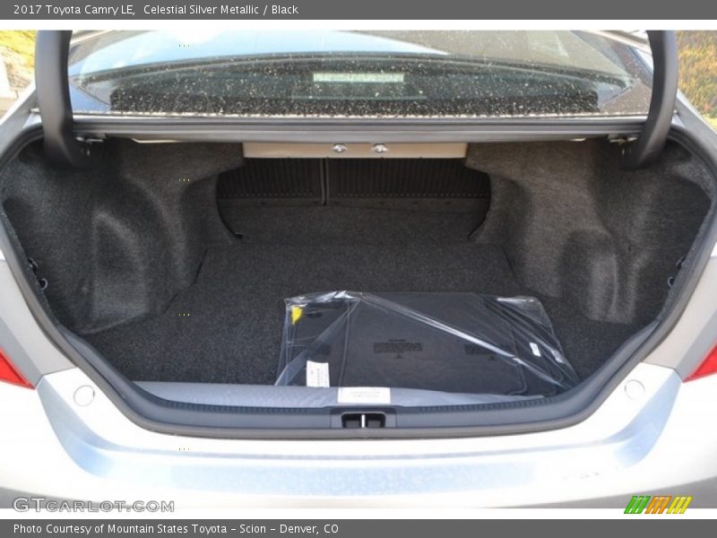  2017 Camry LE Trunk