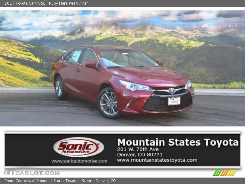 Ruby Flare Pearl / Ash 2017 Toyota Camry SE