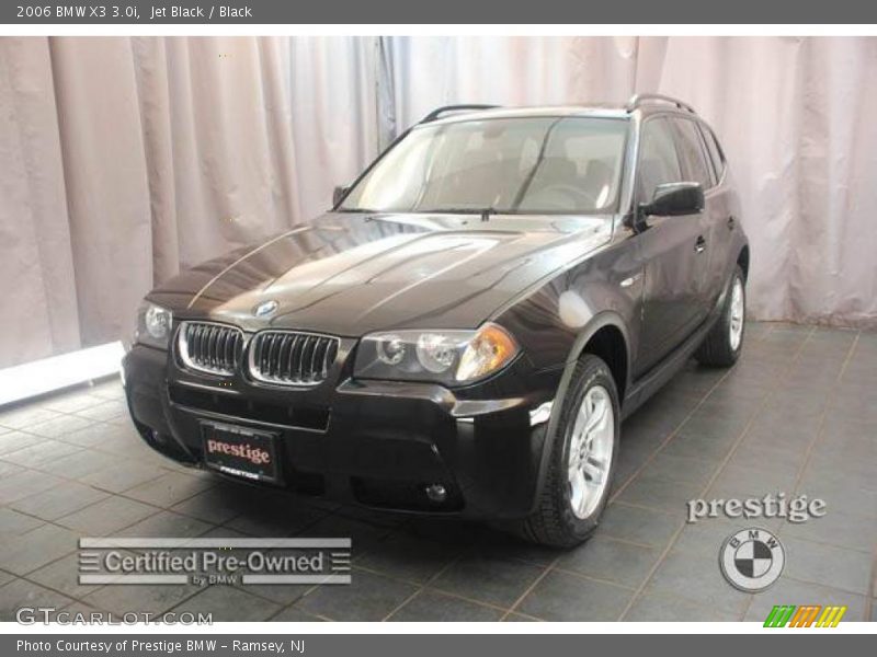 Jet Black / Black 2006 BMW X3 3.0i
