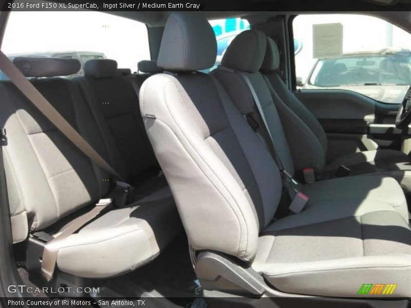 Ingot Silver / Medium Earth Gray 2016 Ford F150 XL SuperCab