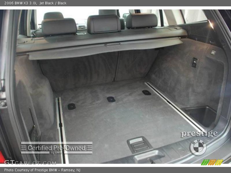 Jet Black / Black 2006 BMW X3 3.0i