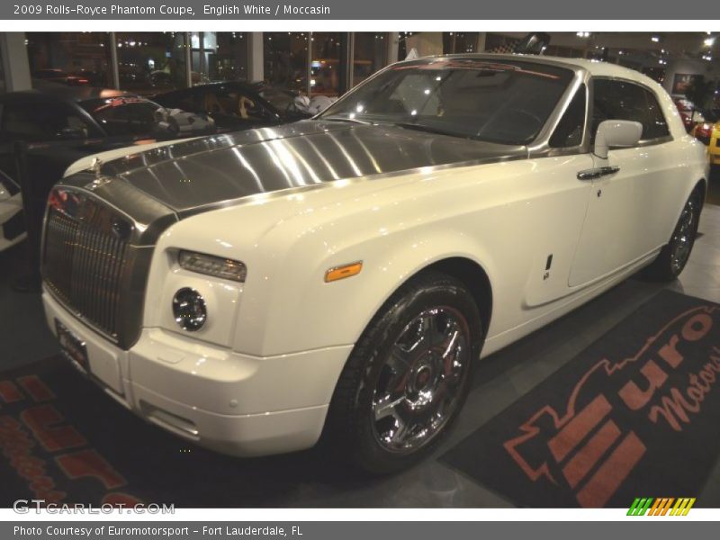 English White / Moccasin 2009 Rolls-Royce Phantom Coupe