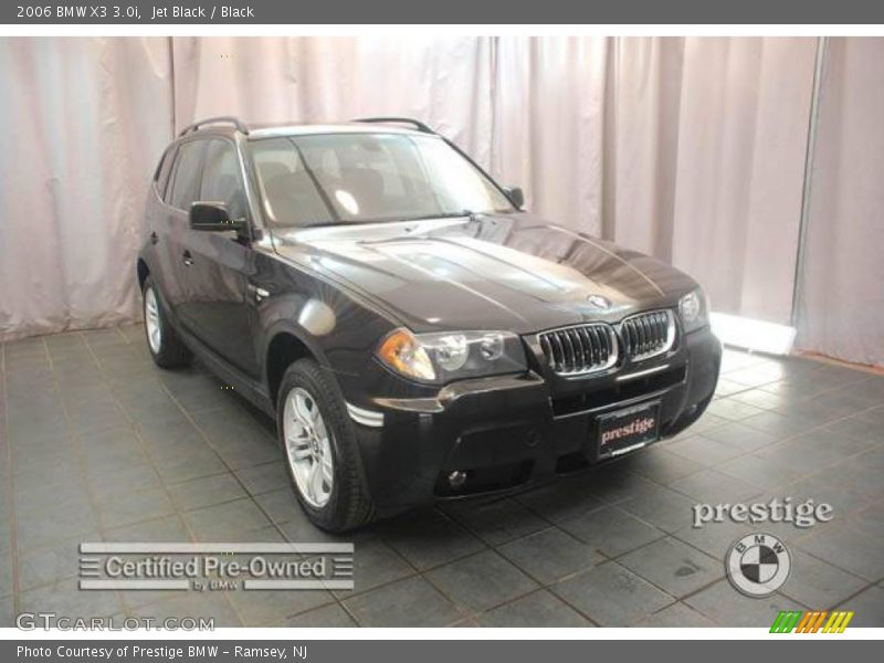 Jet Black / Black 2006 BMW X3 3.0i
