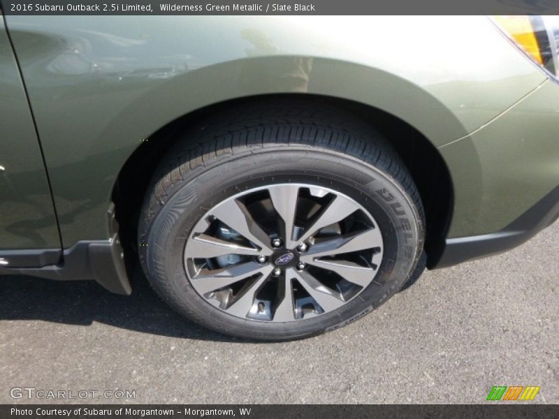 Wilderness Green Metallic / Slate Black 2016 Subaru Outback 2.5i Limited