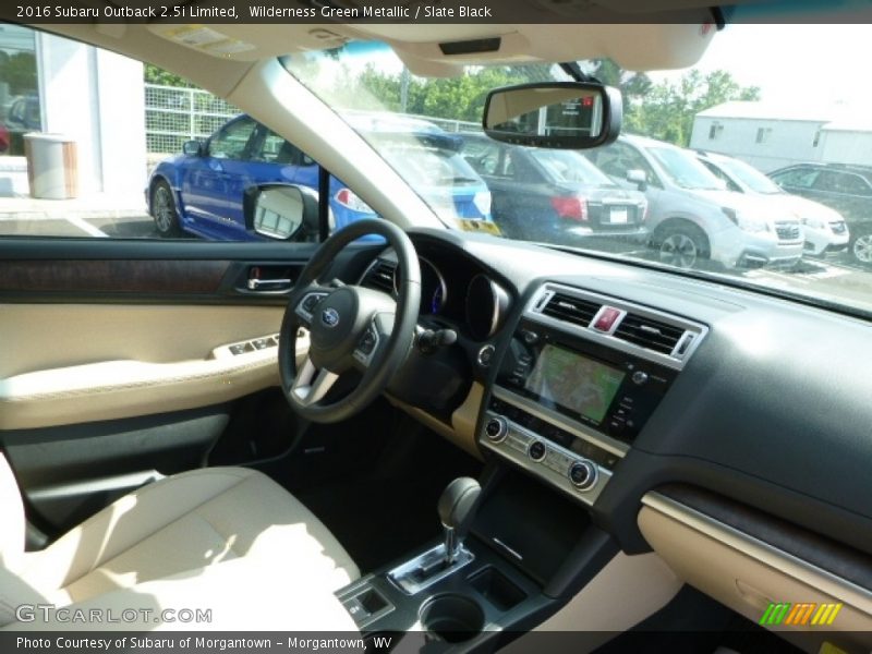Wilderness Green Metallic / Slate Black 2016 Subaru Outback 2.5i Limited