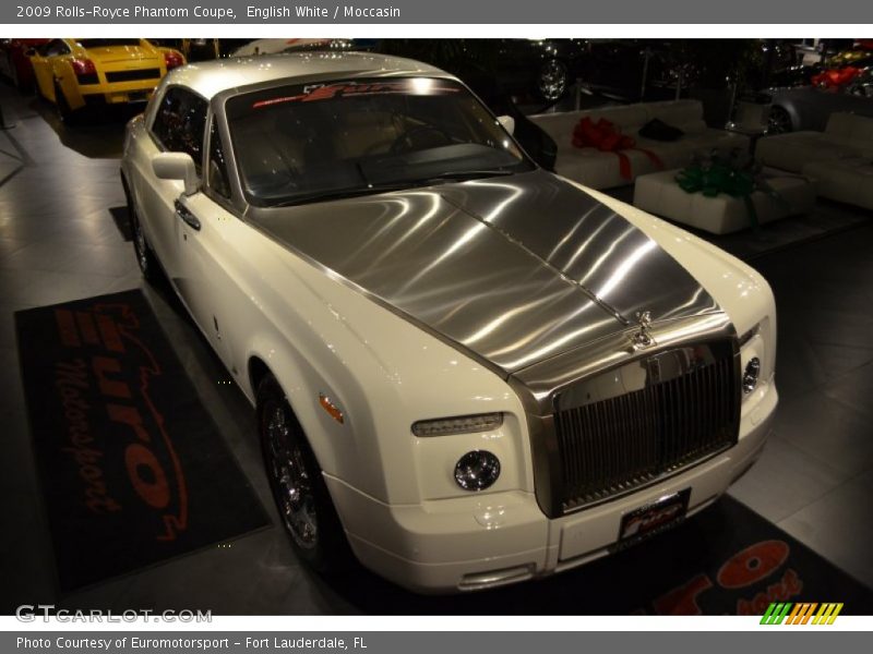 English White / Moccasin 2009 Rolls-Royce Phantom Coupe