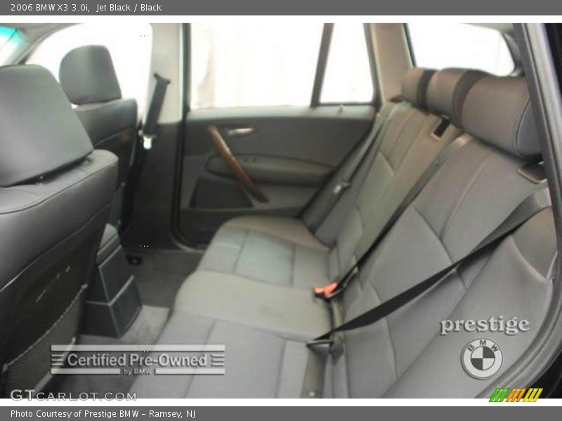 Jet Black / Black 2006 BMW X3 3.0i