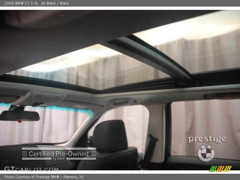 Jet Black / Black 2006 BMW X3 3.0i