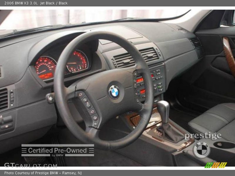Jet Black / Black 2006 BMW X3 3.0i
