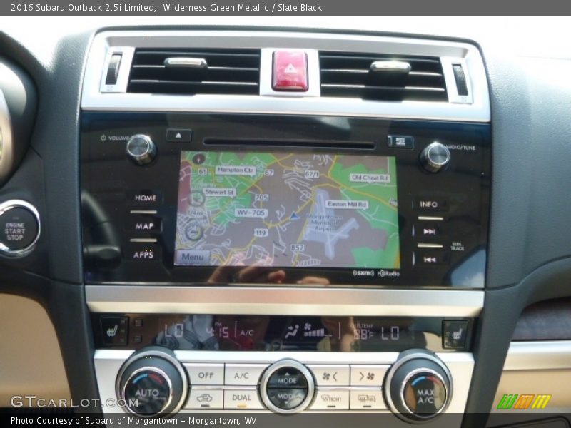 Wilderness Green Metallic / Slate Black 2016 Subaru Outback 2.5i Limited