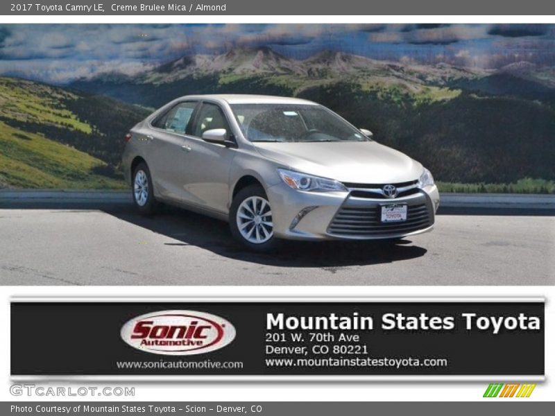 Creme Brulee Mica / Almond 2017 Toyota Camry LE