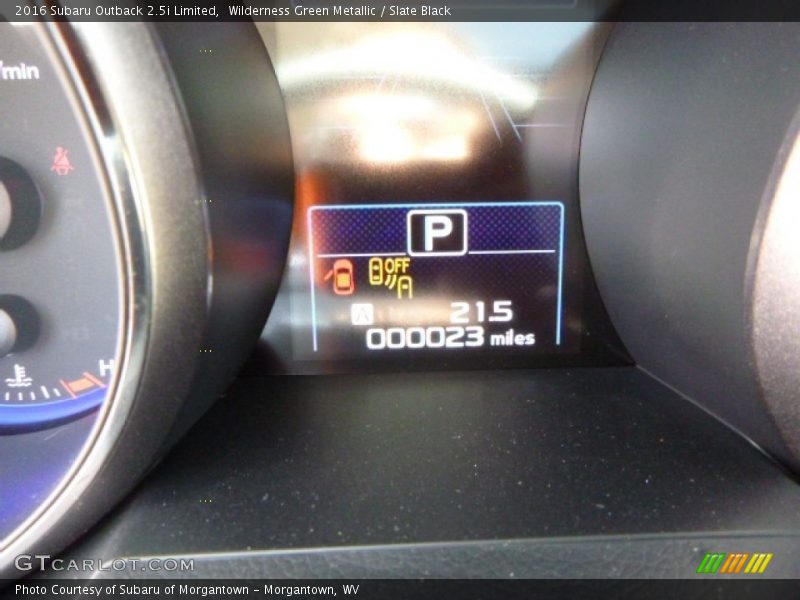 Wilderness Green Metallic / Slate Black 2016 Subaru Outback 2.5i Limited