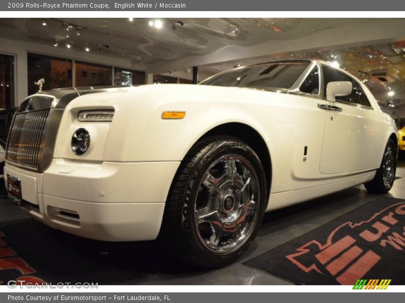 English White / Moccasin 2009 Rolls-Royce Phantom Coupe