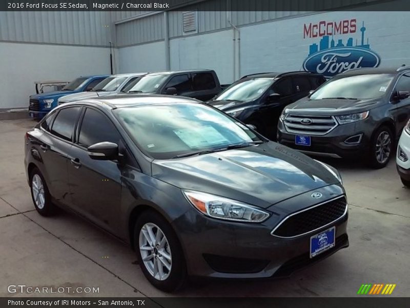Magnetic / Charcoal Black 2016 Ford Focus SE Sedan